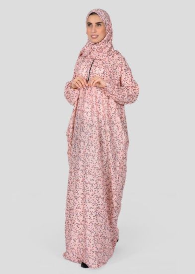 صورة شرشف صلاة نسائي بسحاب امامي